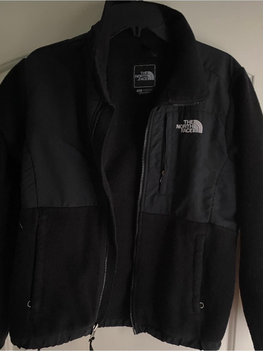 Large North Face Black Women's Zip Fleece Jacket